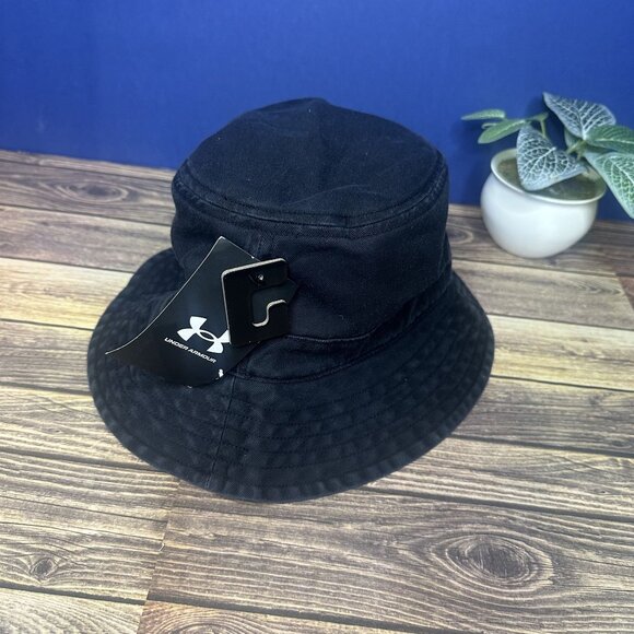Under Armour Men's Branded Bucket Hat NWT Size M/L (Black) (1376704) - Picture 5 of 9